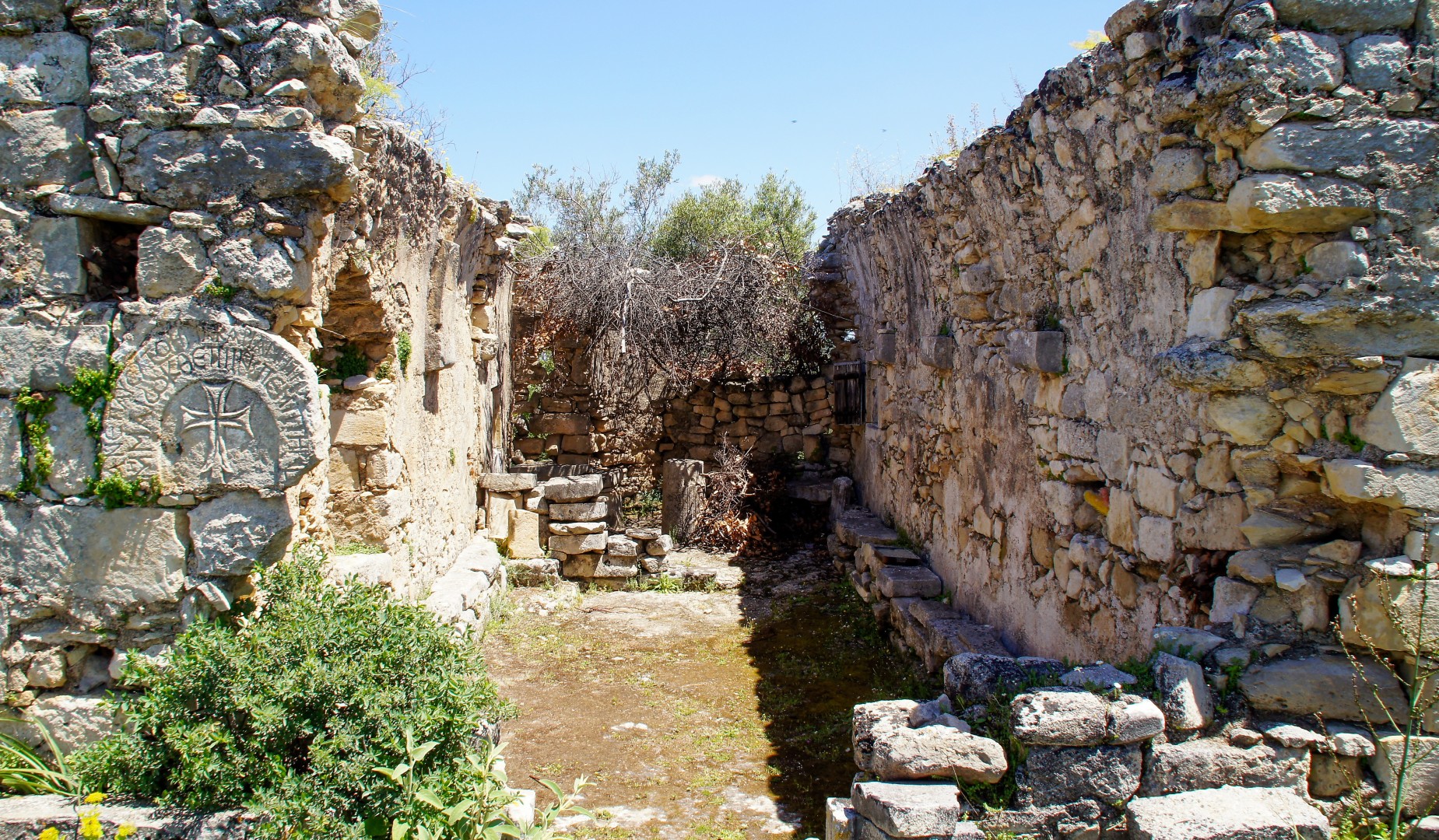 Ruinerna av St. Anna, Eleutherna