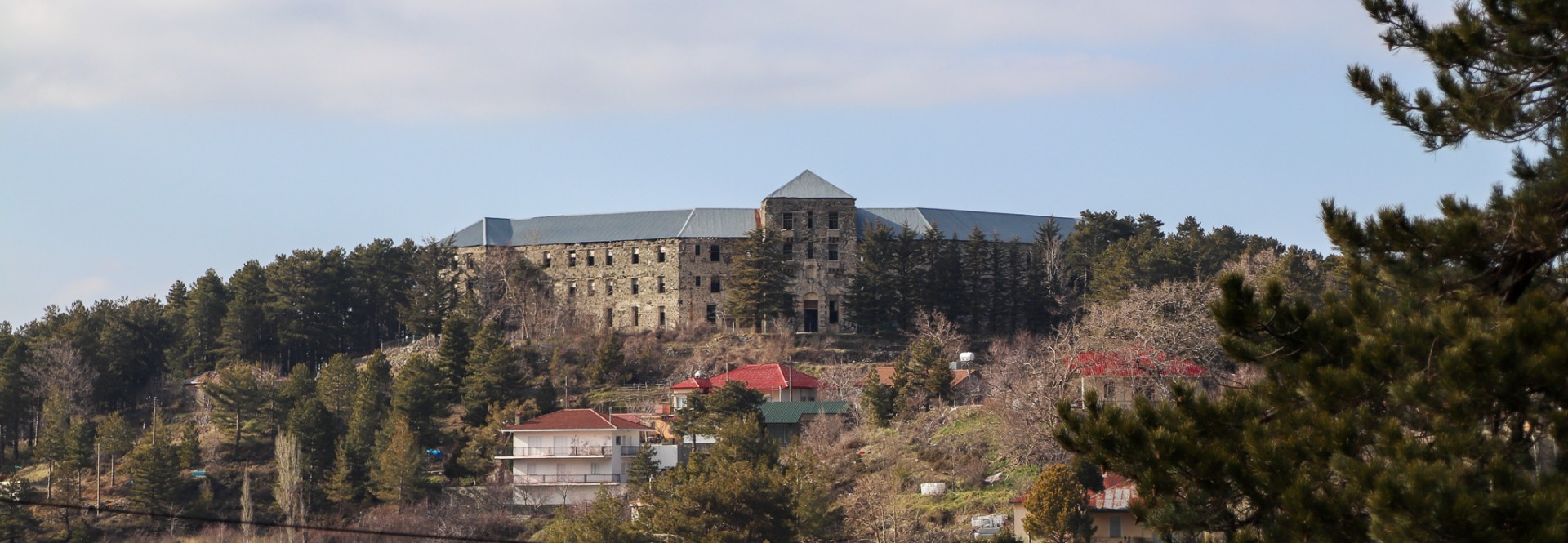 Veregaria Hotel högt på kullen i Prodromos med panoramavyer
