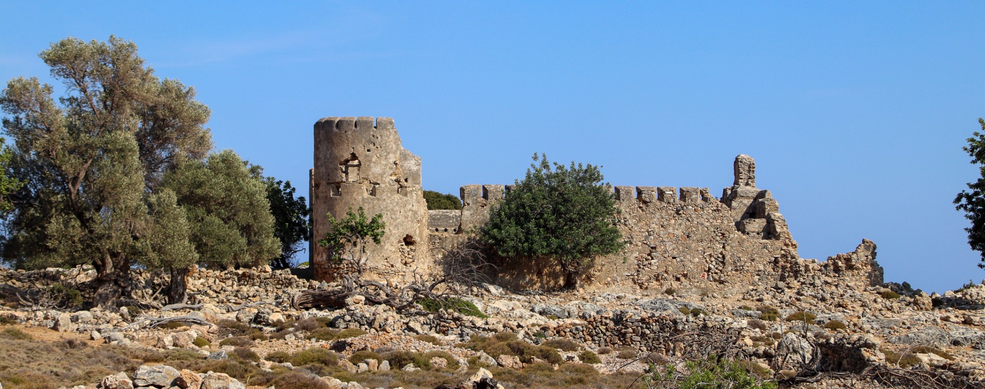 Den turkiska borgen mitt på udden