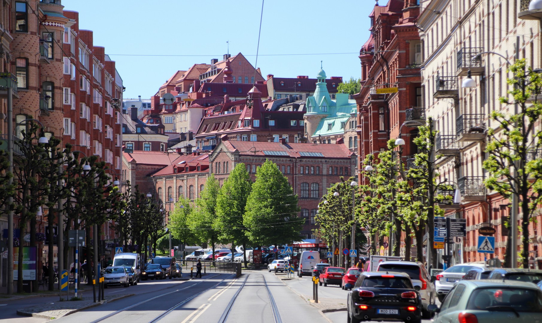 Linnégatan från Järntorget