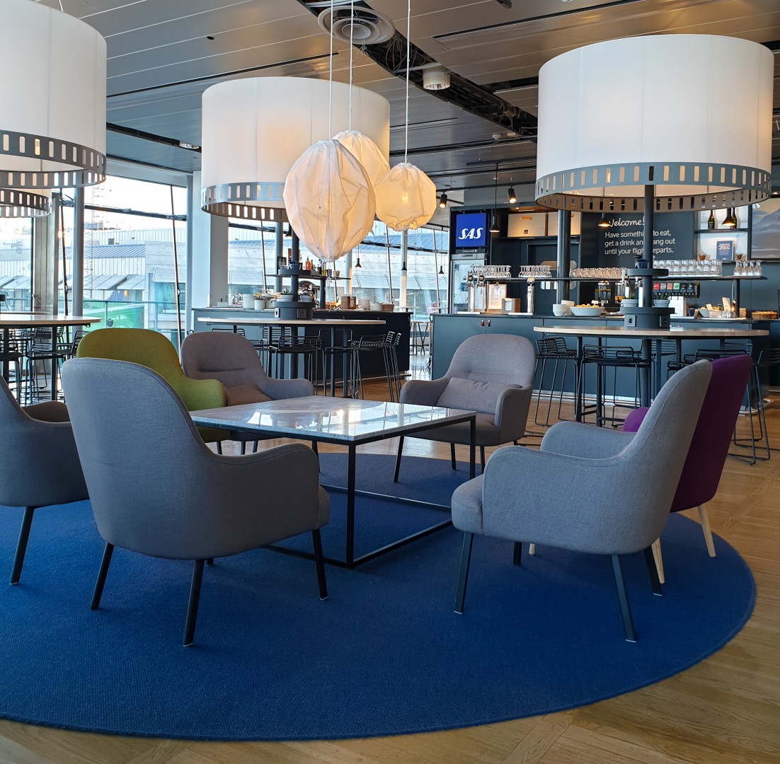 SAS Business Lounge på Landvetter flygplats. Foto: Monica Andersson
